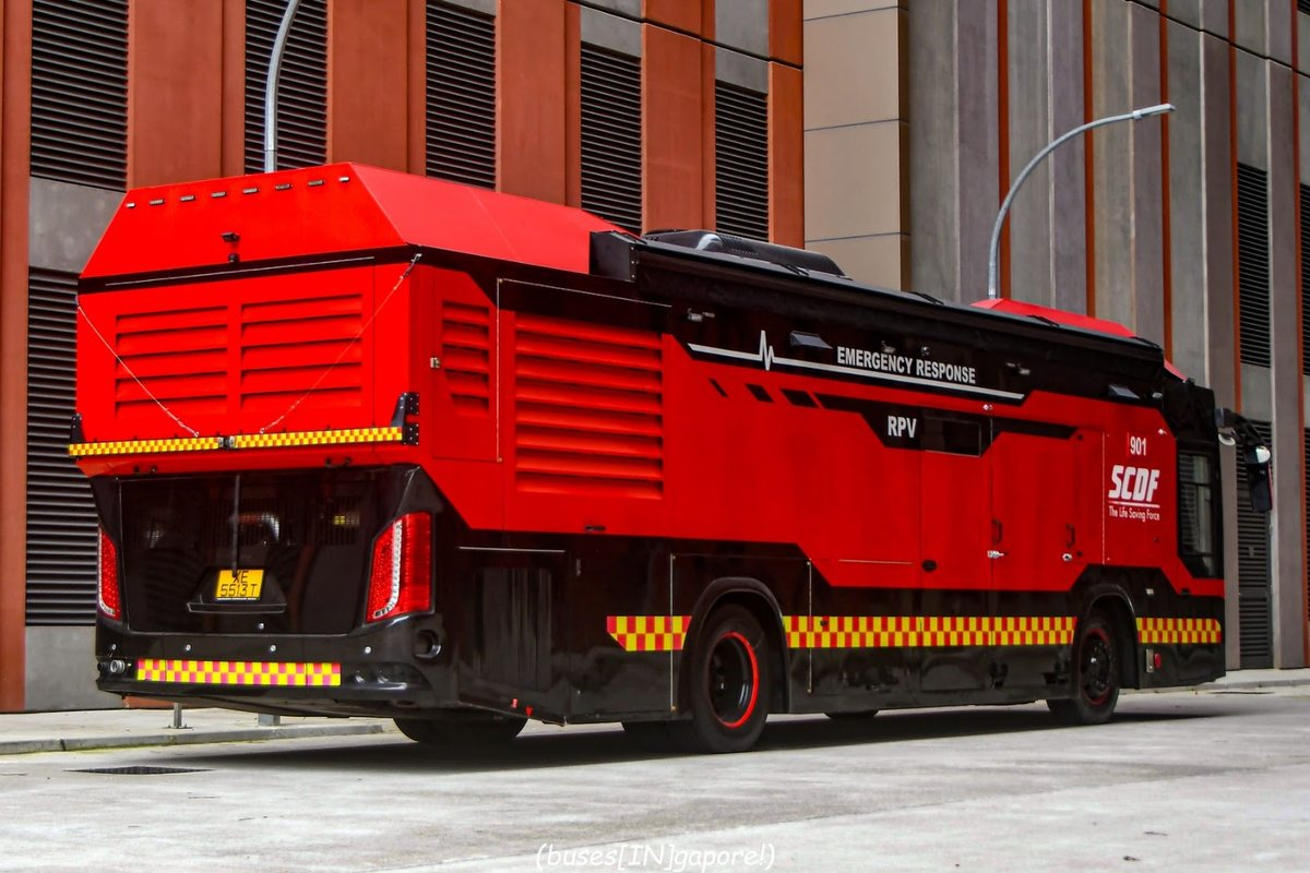 Custom-built SCDF vehicle